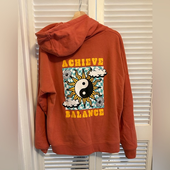Empyre Fredia Achieve Balance Orange Hoodie - Picture 6 of 6
